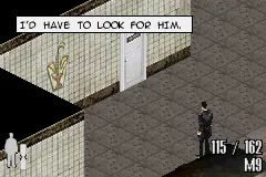 Max Payne Advance gameplay screenshot on GBA