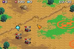 Mech Platoon gameplay screenshot on GBA