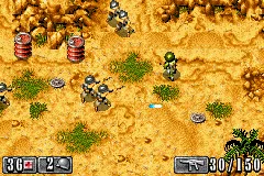 Medal of Honor: Infiltrator gameplay screenshot on GBA