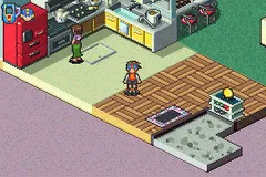 Mega Man Battle Network 4: Blue Moon gameplay screenshot on GBA