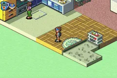 Mega Man Battle Network 4: Red Sun gameplay screenshot on GBA