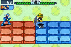 Mega Man Battle Network 6: Cybeast Gregar gameplay screenshot on GBA