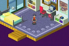 Mega Man Battle Network gameplay screenshot on GBA