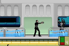Men in Black: The Series gameplay screenshot on GBA