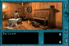 Message in a Haunted Mansion gameplay screenshot on GBA