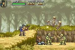 Metal Slug Advance gameplay screenshot on GBA