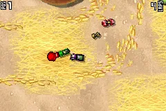 Micro Machines gameplay screenshot on GBA
