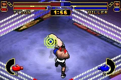 Mike Tyson Boxing gameplay screenshot on GBA