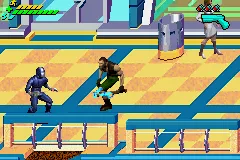 Minority Report: Everybody Runs gameplay screenshot on GBA