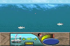 Monster! Bass Fishing gameplay screenshot on GBA