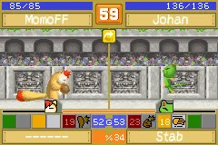 Monster Rancher Advance 2 gameplay screenshot on GBA