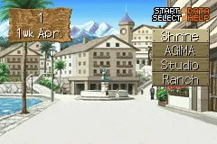 Monster Rancher Advance gameplay screenshot on GBA