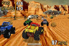 Monster Truck Madness gameplay screenshot on GBA