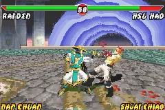 Mortal Kombat: Tournament Edition gameplay screenshot on GBA