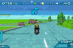 Moto Racer Advance gameplay screenshot on GBA