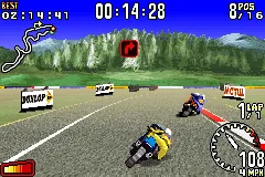 MotoGP: Ultimate Racing Technology gameplay screenshot on GBA