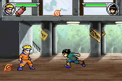 Naruto: Ninja Council 2 gameplay screenshot on GBA