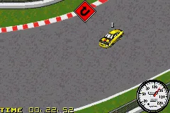 NASCAR Heat 2002 gameplay screenshot on GBA