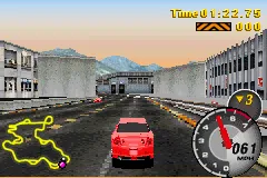 Need for Speed: Most Wanted gameplay screenshot on GBA