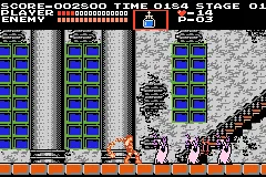 NES Classics: Castlevania gameplay screenshot on GBA
