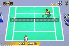 Next Generation Tennis gameplay screenshot on GBA