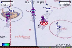 NHL Hitz 2003 gameplay screenshot on GBA