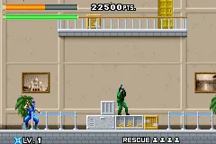 Ninja Cop gameplay screenshot on GBA