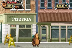 Open Season gameplay screenshot on GBA