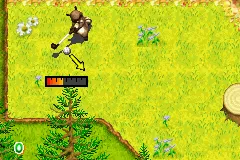 Over the Hedge: Hammy Goes Nuts! gameplay screenshot on GBA