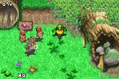 Over the Hedge gameplay screenshot on GBA