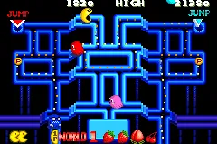 Pac-Man Collection gameplay screenshot on GBA