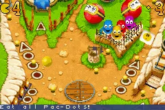 Pac-Man Pinball Advance gameplay screenshot on GBA