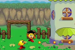 Pac-Man World 2 gameplay screenshot on GBA