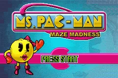 Pac-Man World & Ms. Pac-Man: Maze Madness gameplay screenshot on GBA