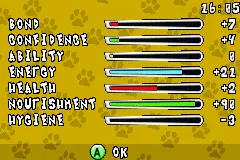 Paws & Claws: Best Friends - Dogs & Cats gameplay screenshot on GBA