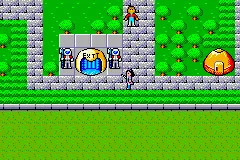 Phantasy Star Collection gameplay screenshot on GBA
