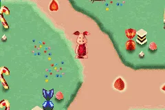 Piglet's Big Game gameplay screenshot on GBA
