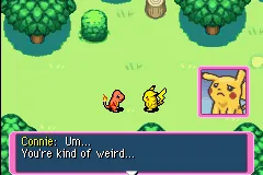 Pokémon Mystery Dungeon: Red Rescue Team gameplay screenshot on GBA