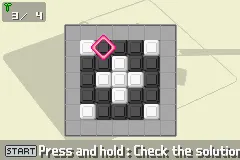 Polarium Advance gameplay screenshot on GBA