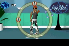 Pop Idol gameplay screenshot on GBA