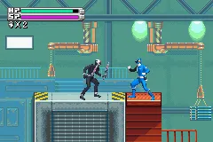 Power Rangers S.P.D. gameplay screenshot on GBA