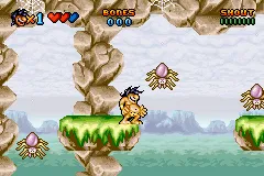 Prehistorik Man gameplay screenshot on GBA