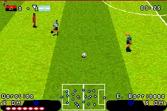 Premier Action Soccer gameplay screenshot on GBA