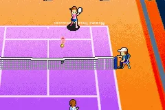 Pro Tennis WTA Tour gameplay screenshot on GBA