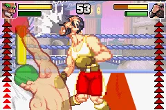 Punch King: Arcade Boxing gameplay screenshot on GBA