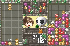 Puyo Pop gameplay screenshot on GBA