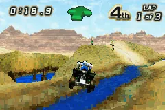 Quad Desert Fury gameplay screenshot on GBA