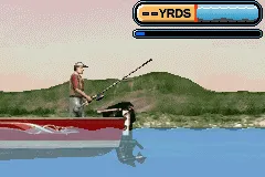 Rapala Pro Fishing gameplay screenshot on GBA