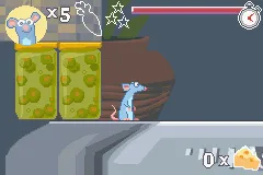 Ratatouille gameplay screenshot on GBA