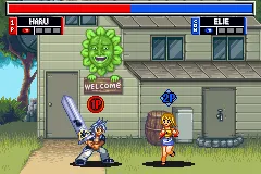 Rave Master: Special Attack Force! gameplay screenshot on GBA